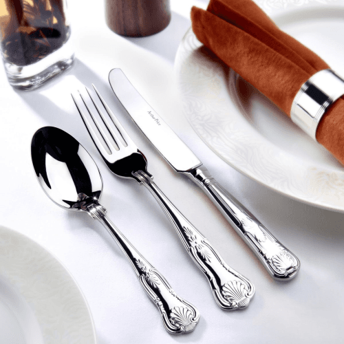 Image showing the 7 Piece Place Setting, Everyday Classics, Kings, Stainless Steel product.