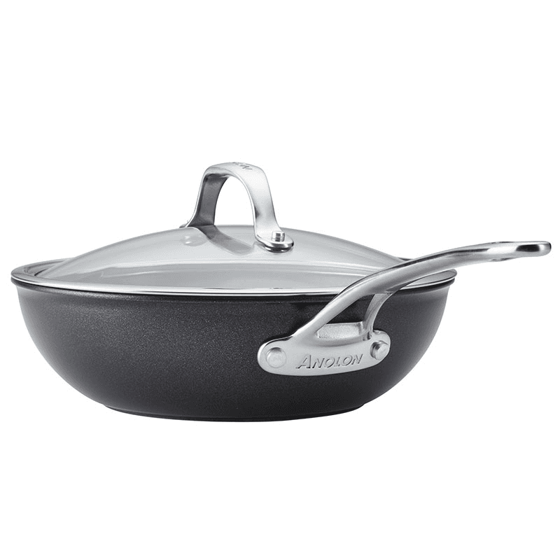 Anolon X Stirfry Pan, 25cm, Black