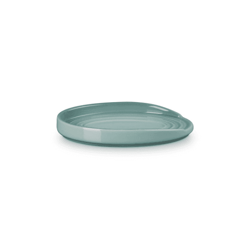 Image showing the Stoneware Oval Spoon Rest, 16cm, Sea Salt product.