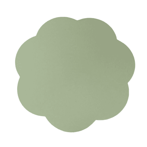 Image showing the Scallop Set of 4 Placemats, D26cm, Sage product.