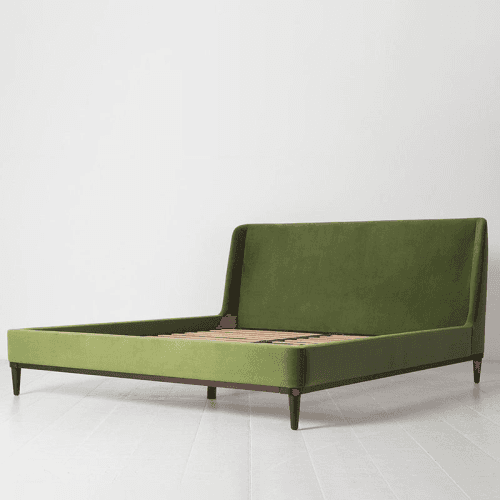 Image showing the Bed 02 Velvet Super King Size Frame, Vine product.