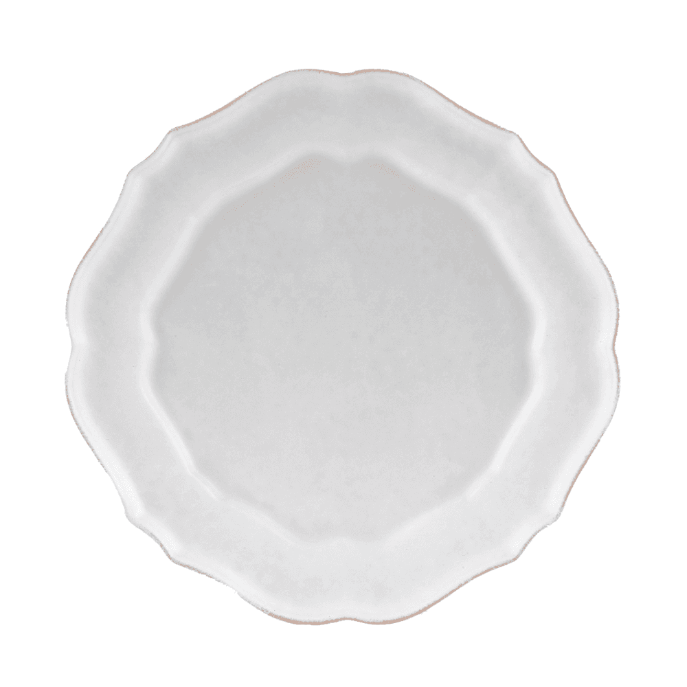 Impressions Set of 6 dinner plates, 29cm, white