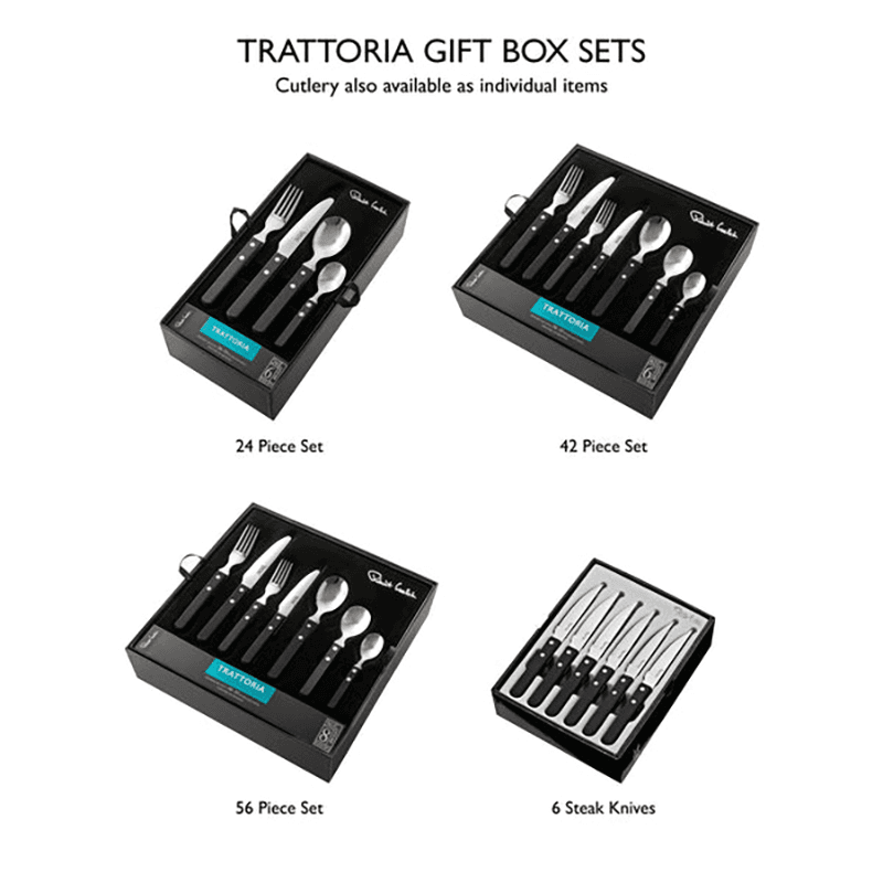 Trattoria Bright 24 Piece Cutlery Set
