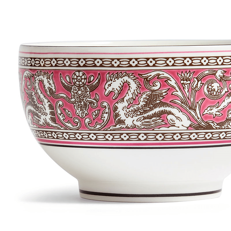 Florentine Rice Bowl, D10.5cm, Fuchsia