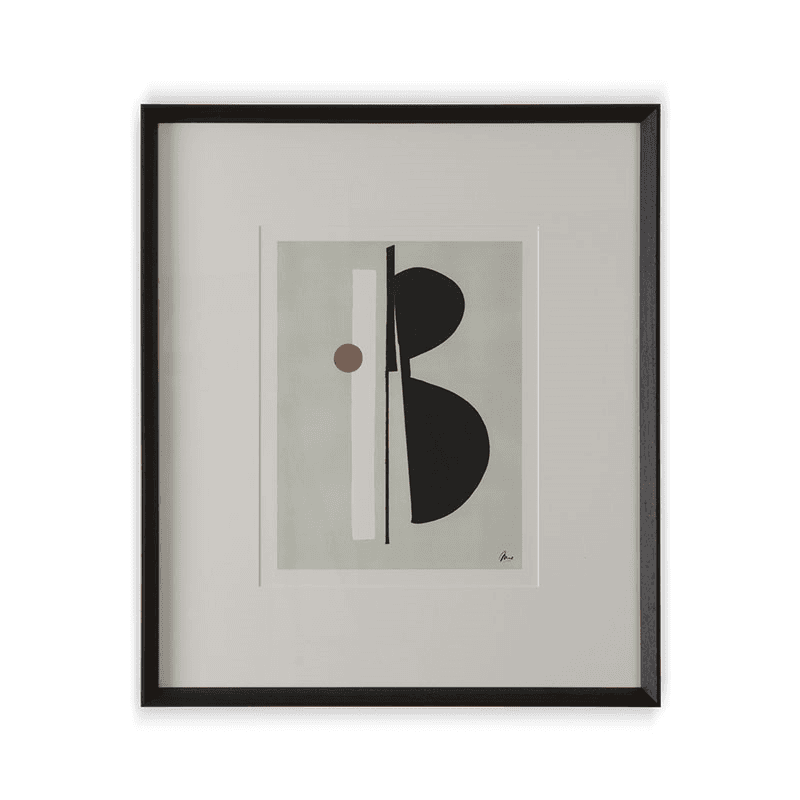 Abstract Print, Burnham Red II