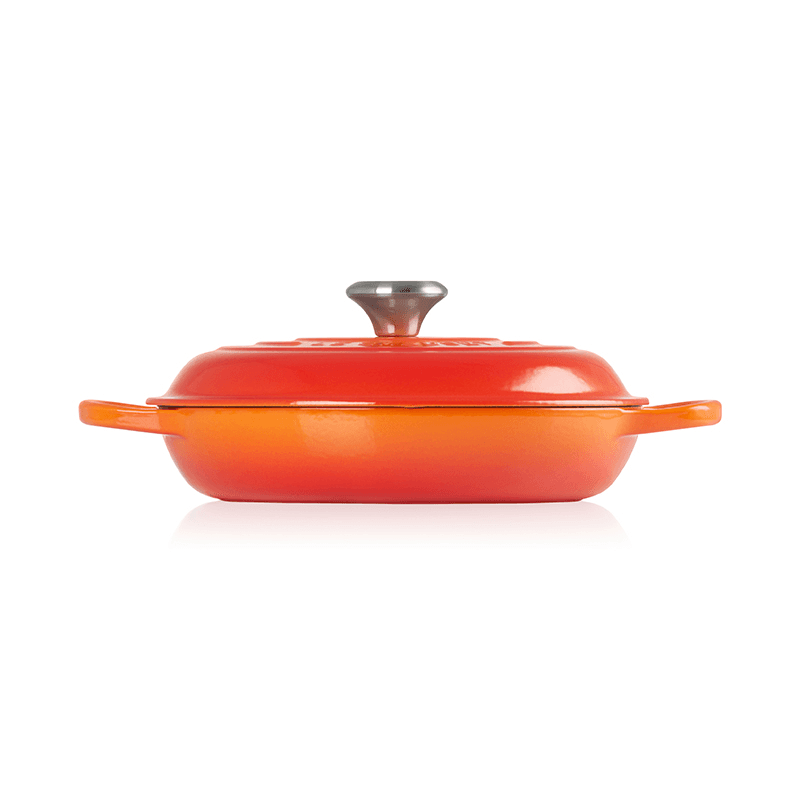 Signature Cast Iron Shallow casserole, 30cm - 3.2 litre, Volcanic