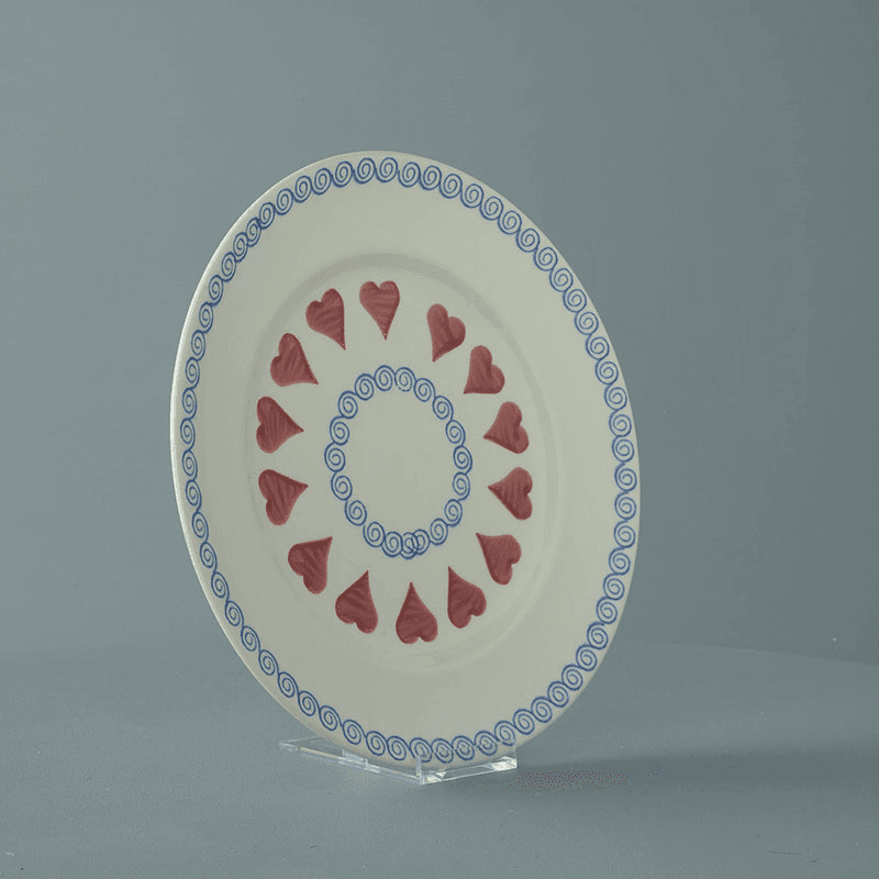 Hearts Plate, 25cm