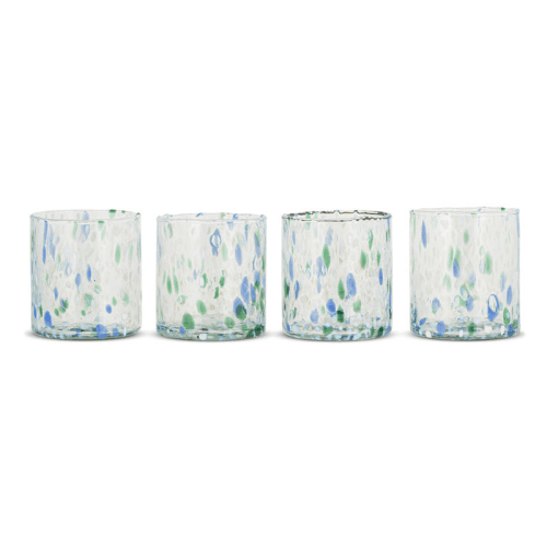 Image showing the Taja Set of 4 Tumblers, 325ml, Sea Blue product.