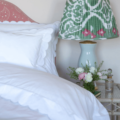 Image showing the Scallop Duvet Cover, Super King, Grey product.