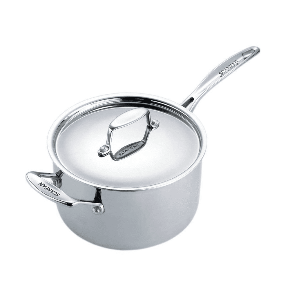 Fusion 5 Saucepan with lid, 1.3 litre - D14cm, Stainless Steel