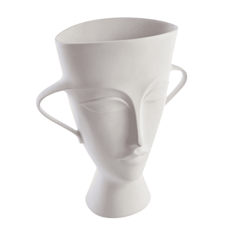 Giulette Tall Urn, H33cm, White