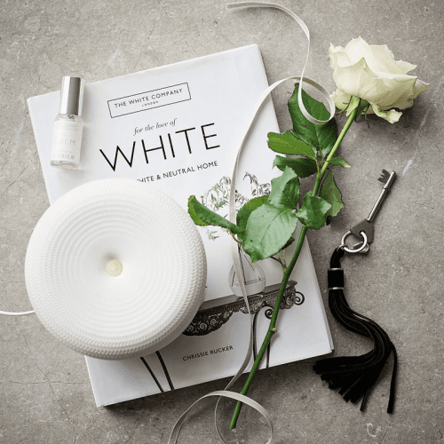 Image showing the Textured Ceramic Electronic Diffuser, White product.