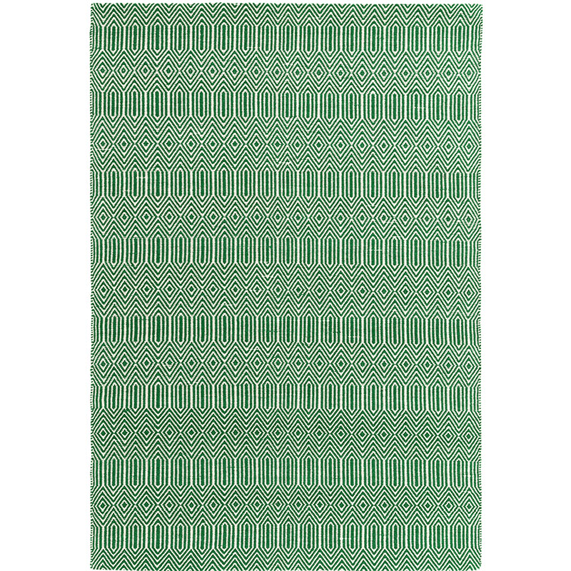 Sloan ethnic flatweave runner, 200 x 300cm, green