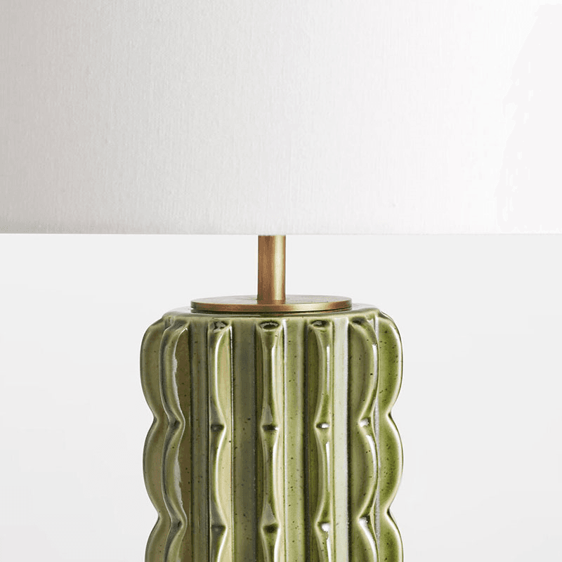 Finn Table Lamp, H62cm, Green