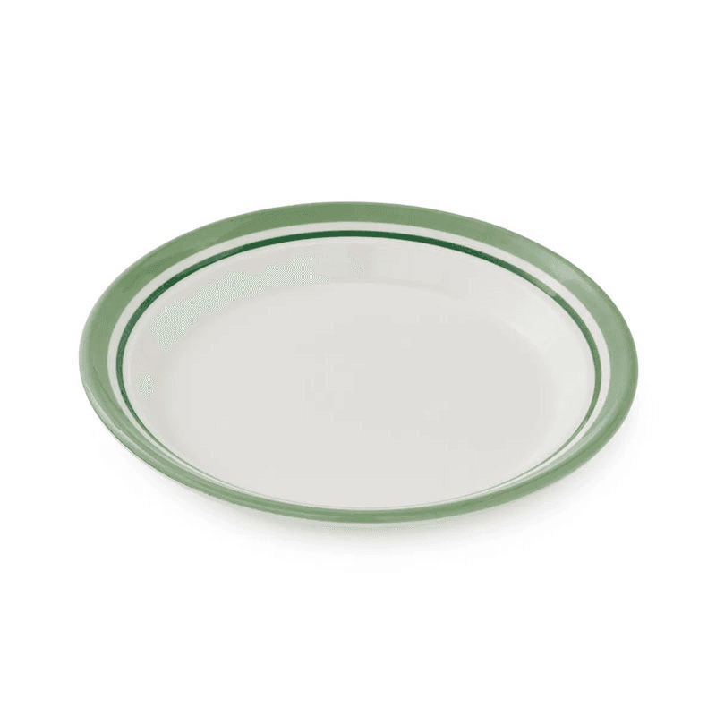 Potter's Stripe Set of 4 Bread Plates, D15cm, Green