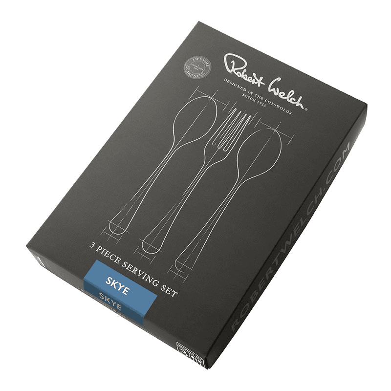 Skye 3 Piece Serving Set, Stainless Steel