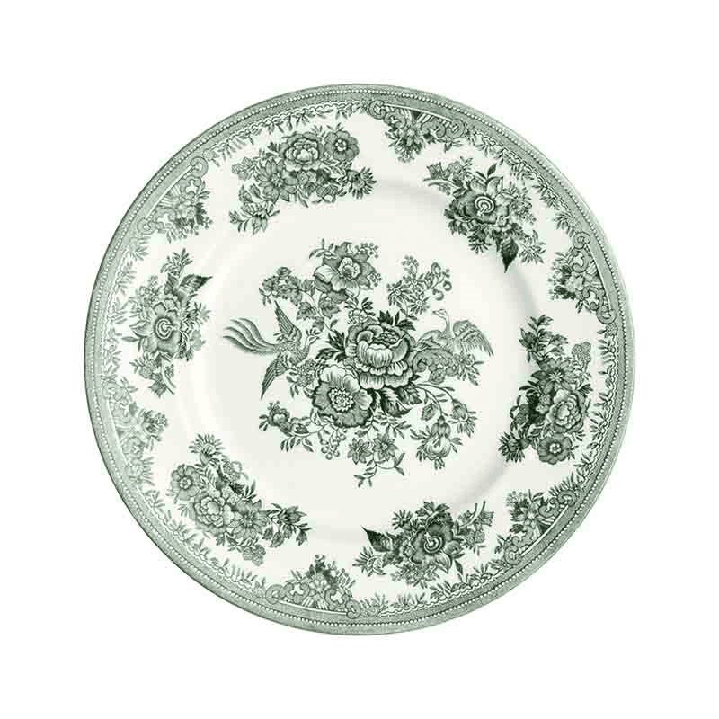 Asiatic Pheasants Plate, D17.5cm, Green