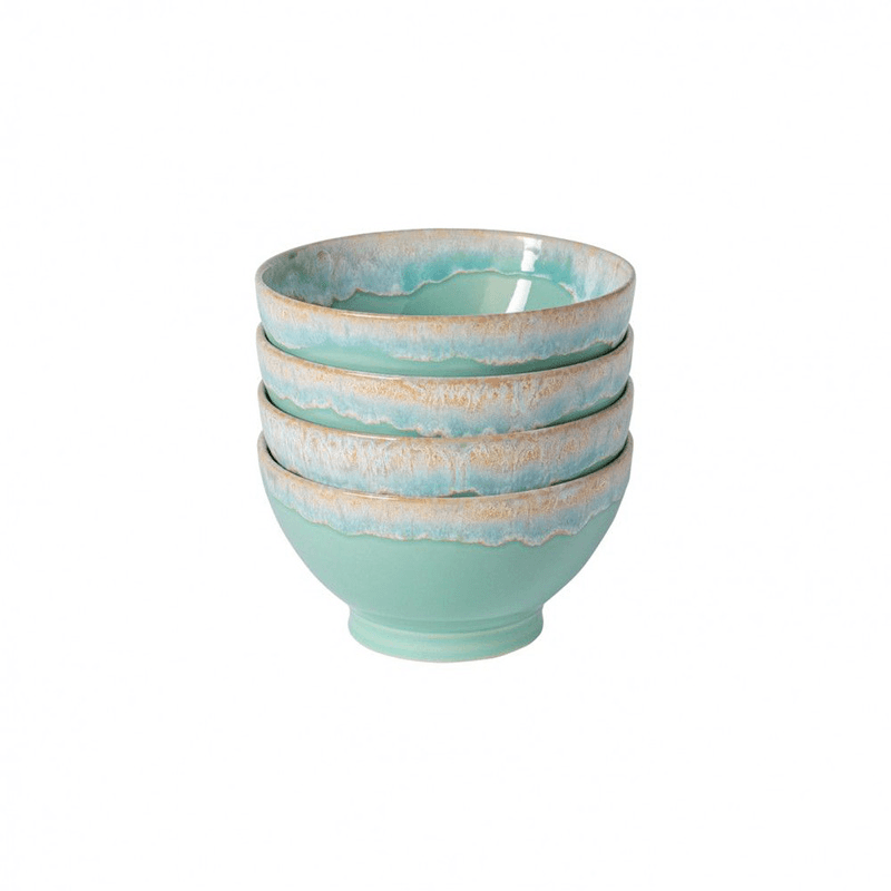 Set of 4 Bowls, D15cm, Aqua