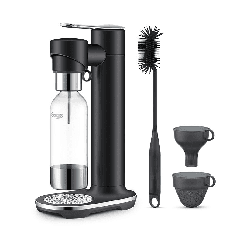The Infizz Fusion Sparkling Drink Maker, H43cm, Black Truffle