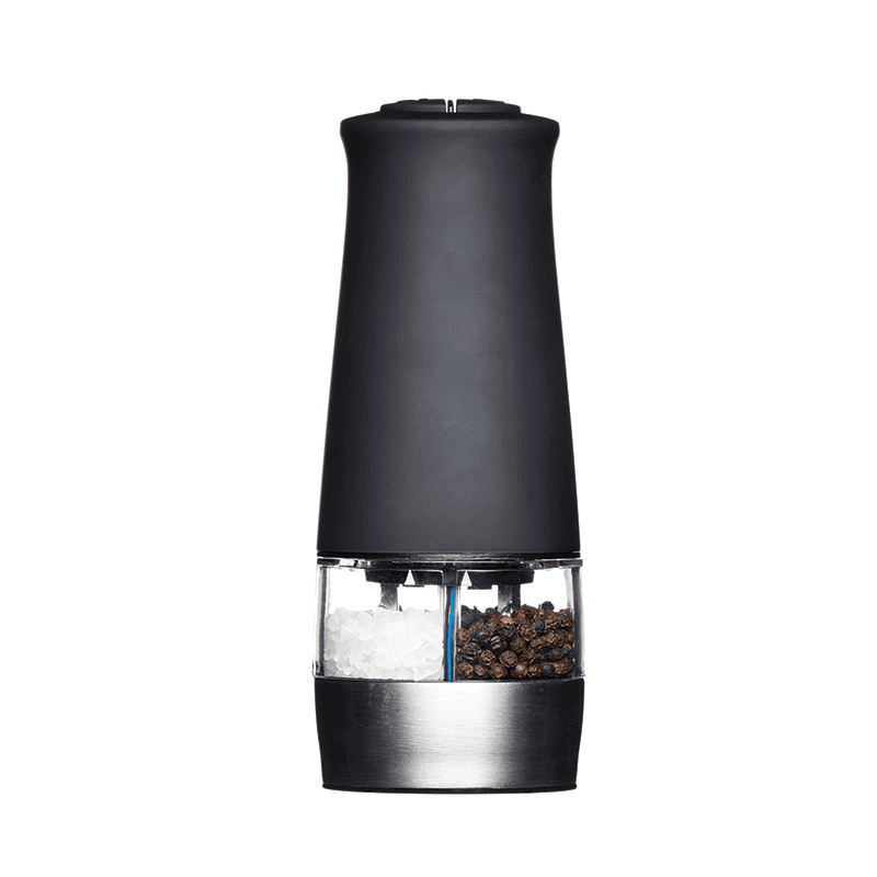 Electric salt and pepper mill, 17cm, Black