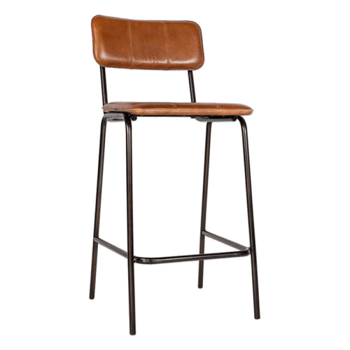 Image showing the Ukari Counter Chair, Aged Tan product.
