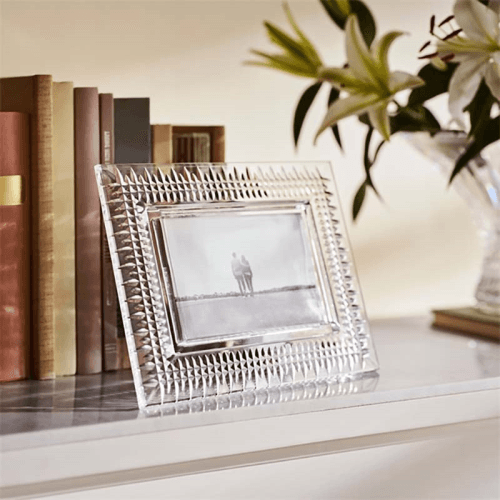 Image showing the Lismore Diamond Picture Frame, 4" x 6", Clear product.