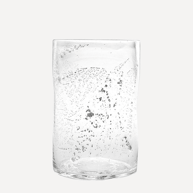 MOLTEN 1090 Set of 2 FLECK Tumblers, H12cm, Silver