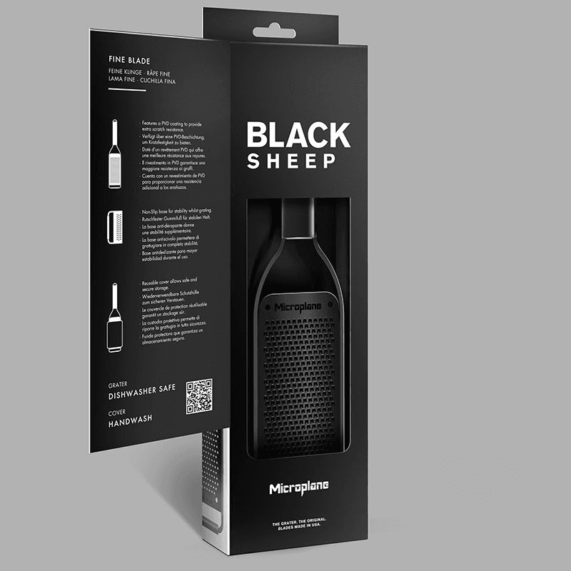 Black Sheep Fine Grater, Black