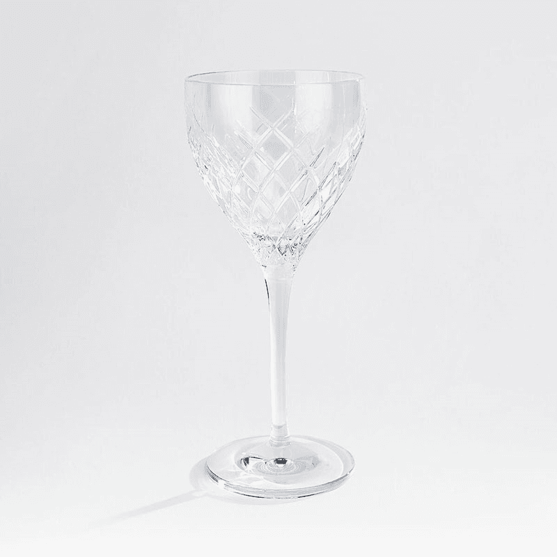 Barwell Cut Crystal Red Wine Glass, Set of 4