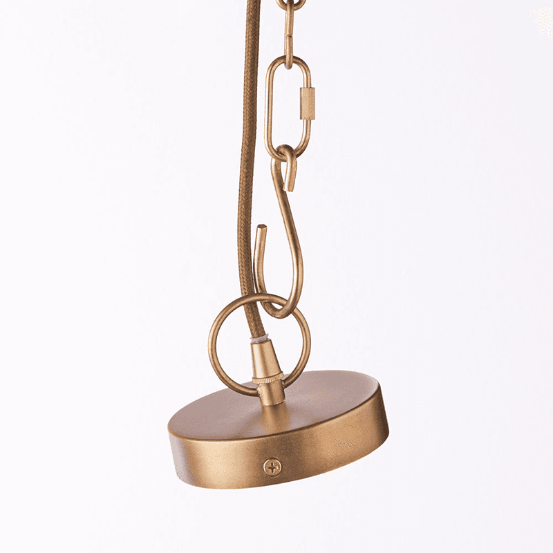 Markham Lantern, 41 x 32cm, Antique Brass