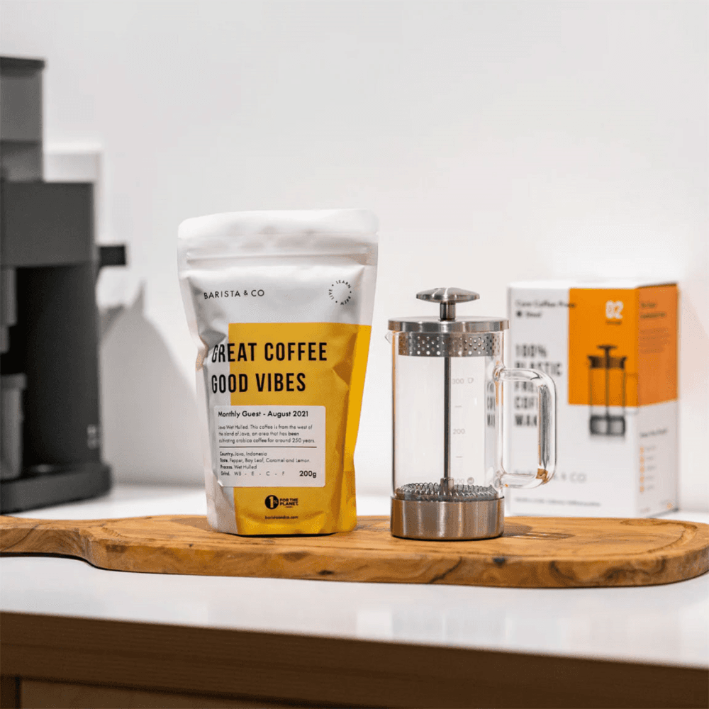 Barista Core Coffee Press, 1L, Stainless Steel