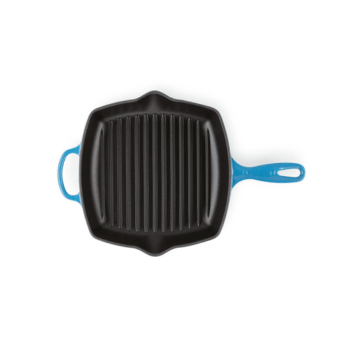 Image showing the Signature Cast Iron Square Grillit, 26cm, Azure product.