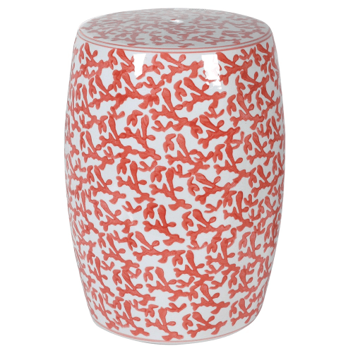 Image showing the Porcelain Stool, H44cm, Red product.