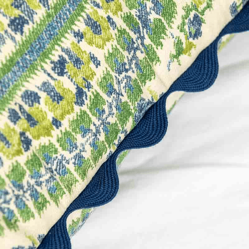 Image showing the Anoushka Cushion, 50 x 50cm, Blue/Green product.