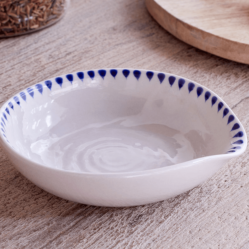 Indigo Drop Spoon Rest, 15cm