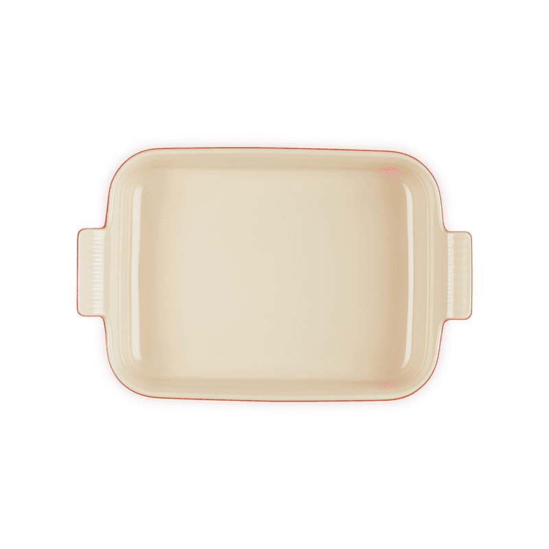 Stoneware Rectangular dish, 32 x 28cm - 3.85 litre, Cerise