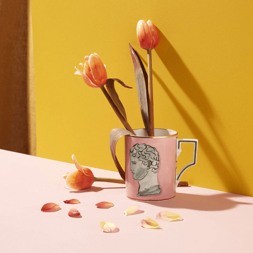 Image showing the Il Viaggio Di Nettuno Mug, 240g, Pink product.