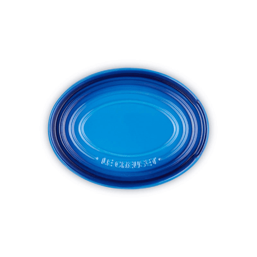 Image showing the Stoneware Oval Spoon Rest, Azure product.