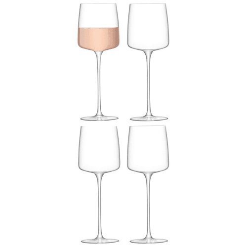 Image showing the Metropolitan Set of 4 Wine Glasses, 350ml, Clear product.