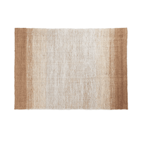 Image showing the Bantham Jute Rug, 200 x 300cm, White Ombre product.