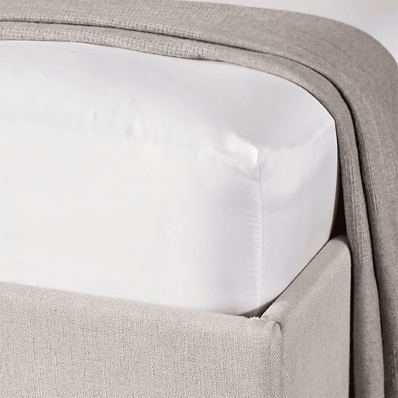 Pembridge Supima 400 Thread Count Deep Fitted Sheet, Double, White