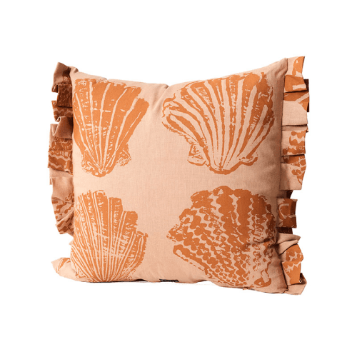 Image showing the Pilgrim Cushion, 55 x 55cm, Evening Sun product.
