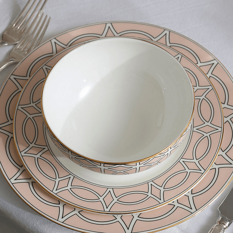 Loop Breakfast Bowl, D15cm, Blush