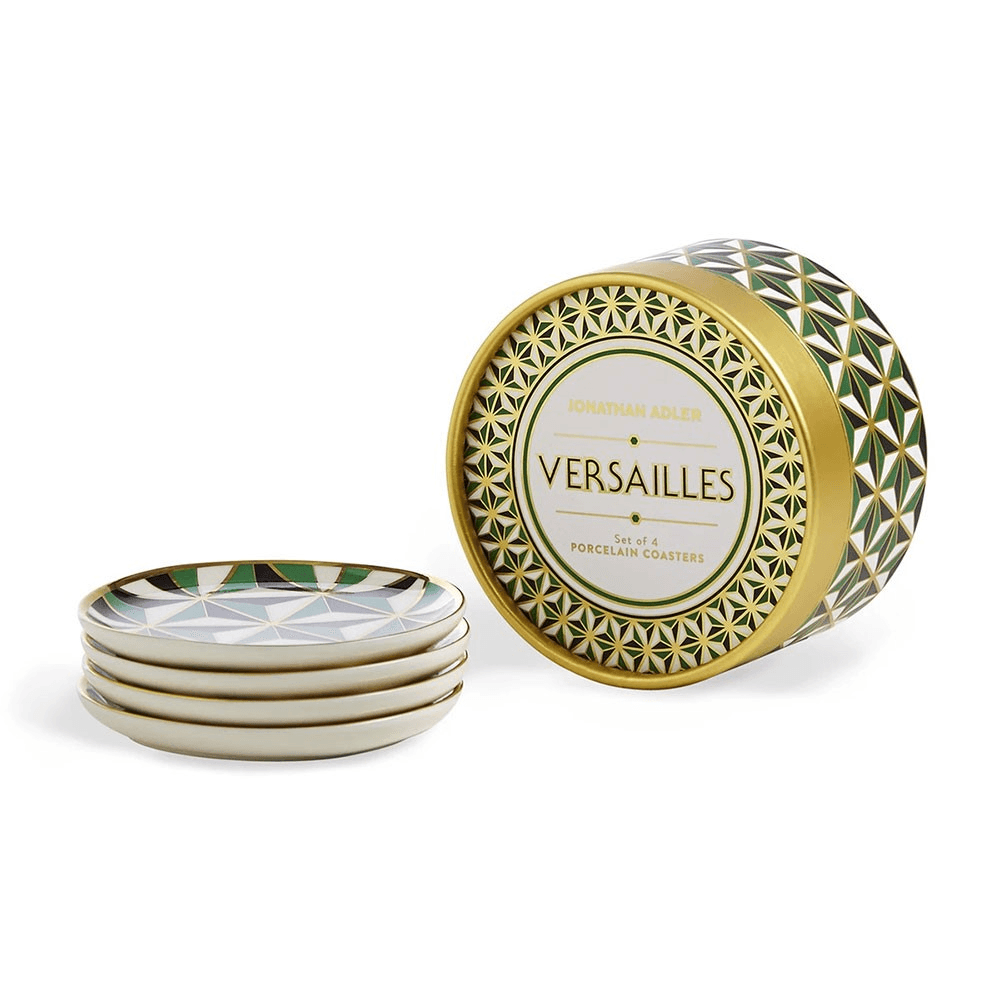 Versailles Set of 4 Coasters, D10cm, Multi