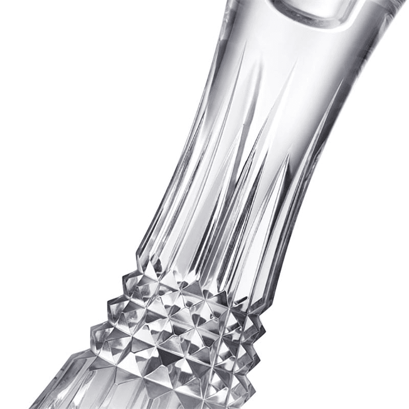 Lismore Diamond Set of 2 Candlesticks, 18cm, Clear