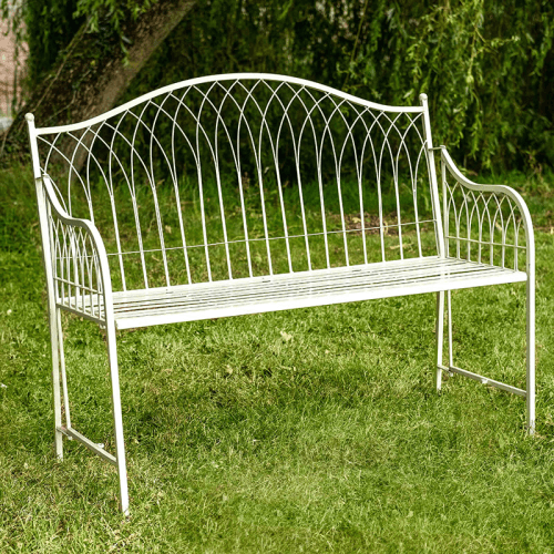 Image showing the Hampton Bench, Cream product.