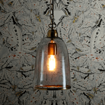Pendant Light, Percy, Clear, 26x17cm