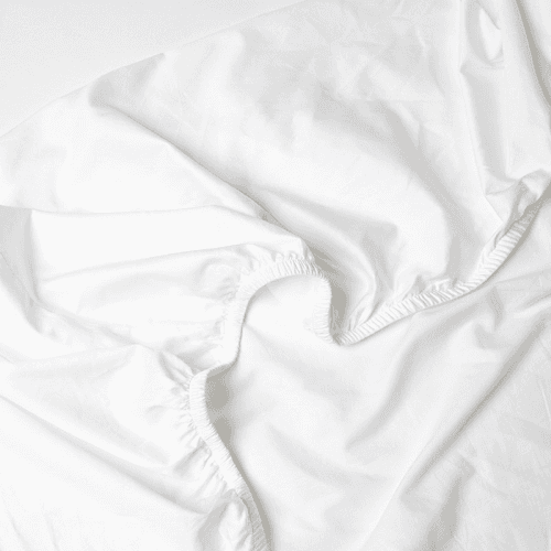 Image showing the The Perfect 300 Thread Count Fitted Sheet, Double, White product.
