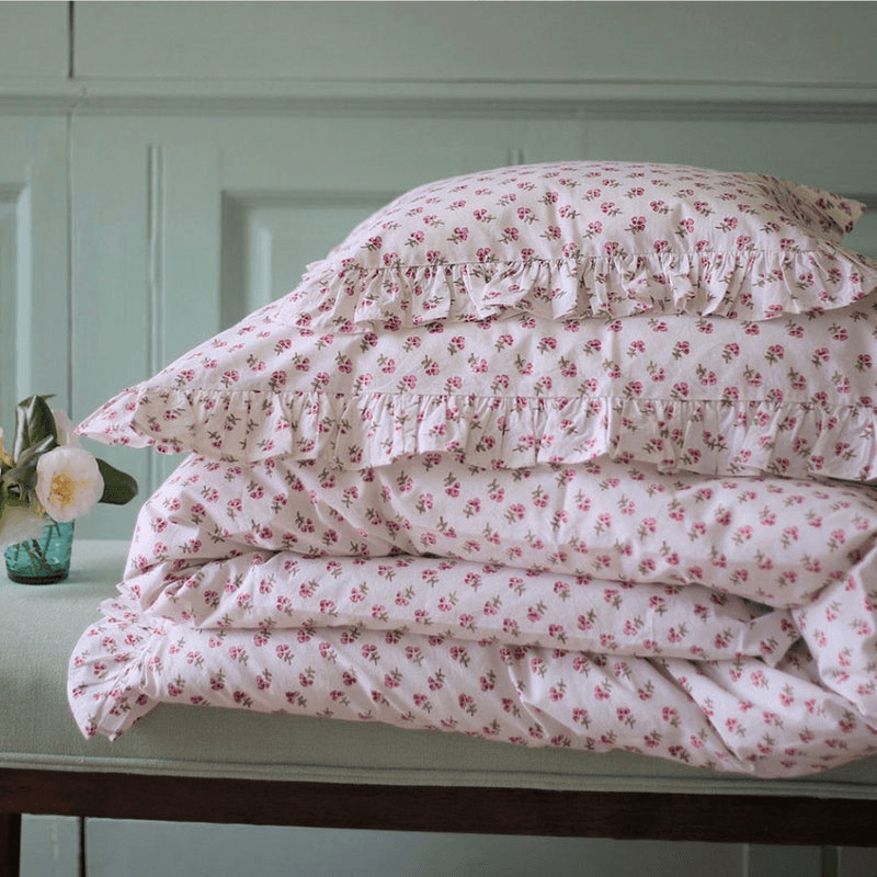 Ditsy King Size Duvet Cover, Pink