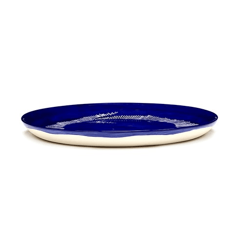Image showing the Ottolenghi Serving platter, D35, Blue And White product.